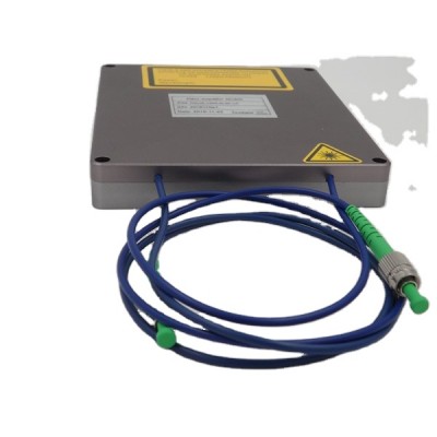 Low Noise Narrow Linewidth CW Single Frequency Fiber Laser for 3D Imaging Technique for Non Scanning Full Waveform LiDAR System